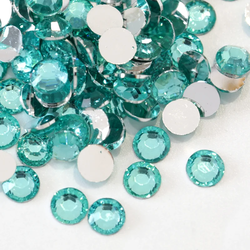 Top Selling Jelly Silver Bottom Resin Non Hot Fix Rhinestones Transfer Designs for Wedding Dress Decoration