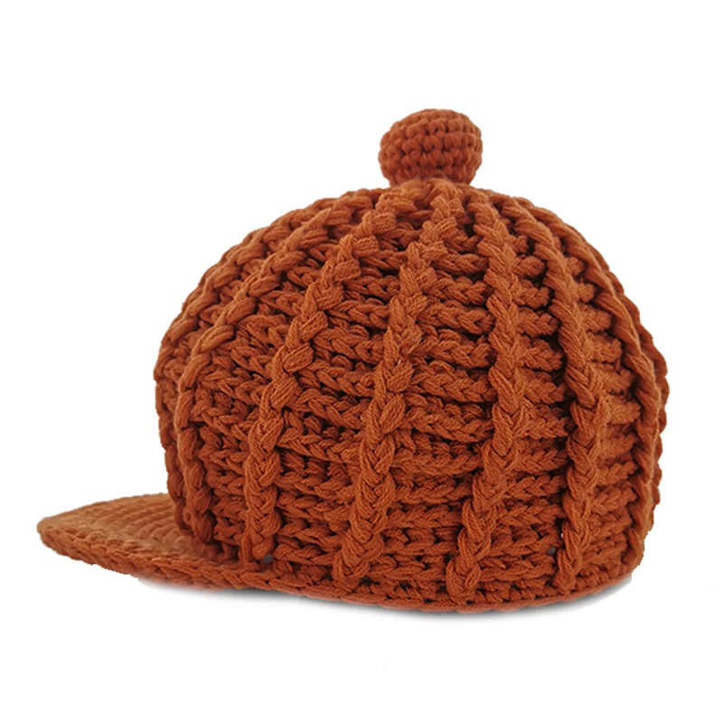 Берет вязаная шапочка модная мягкая акриловая пряжа ручной работы для