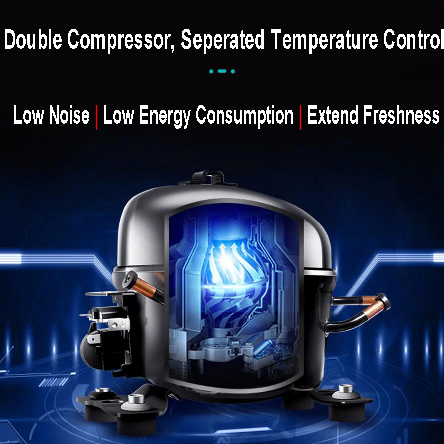 
2020 Best Commercial Refrigerator 2/4/6 glass door freezer for Restaurant 