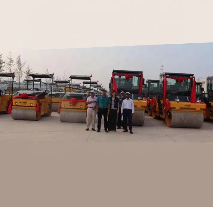 Nivo YN08J 8ton double drum road roller compactor economic two wheel tandem road roller or cabin A/C or parts
