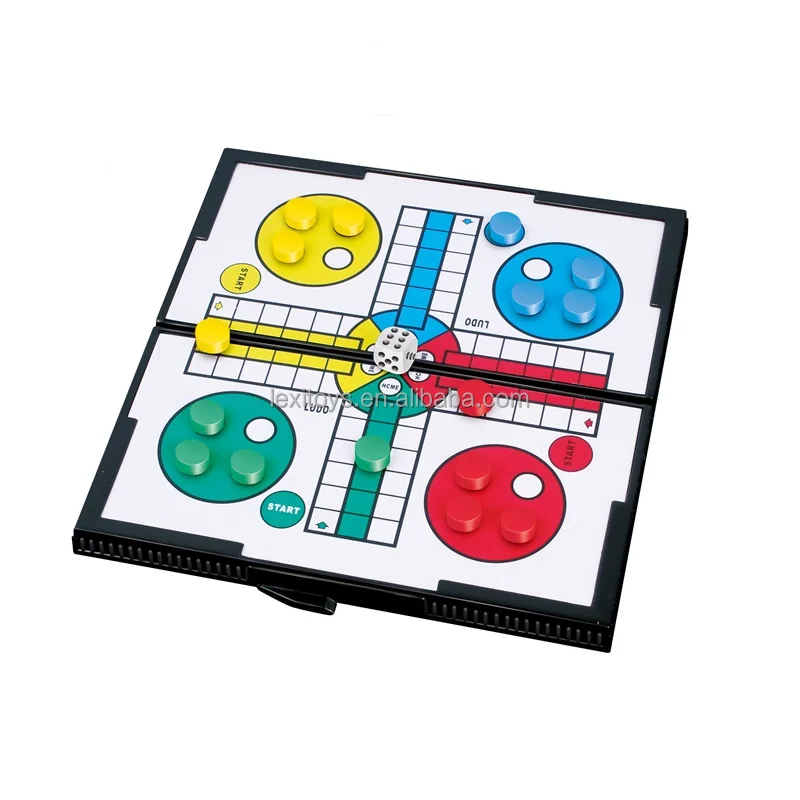 Portable flying chess for kids educational board game set mini aeroplane chess promotional low price toy
