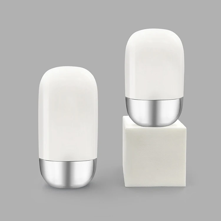 DIY 50ml flat shape tube wash butter hand cream eye serum anti-UV lotion mask essence plastic cosmetic hose tottles packing