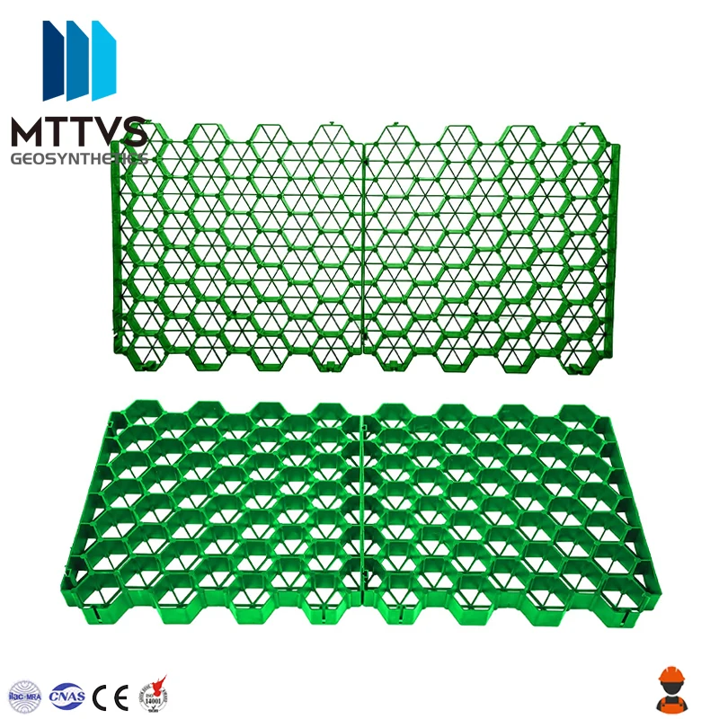 recycled ground reinforcement  plastic  mats for  driveway gravel grass protection parking grids pavers