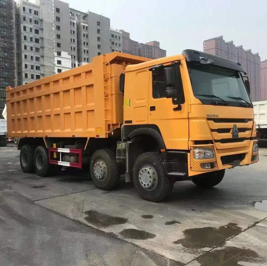 8x4 371hp  used Sinotruk mining dumper truck used car