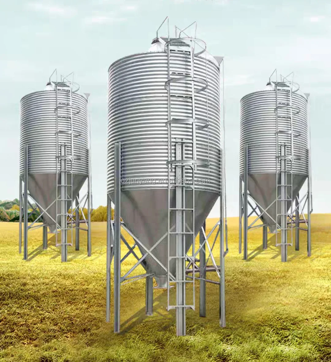 livestock and poultry intelligent breeding equipment material line material tower 275g double-sided galvanized