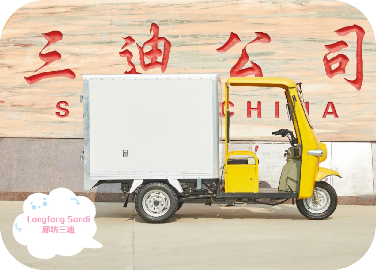 Electric Powered Tuk Tuk Bajaj India Thailand Big Size E Bike 3 Wheels Adult Electric Delivery Tricycle