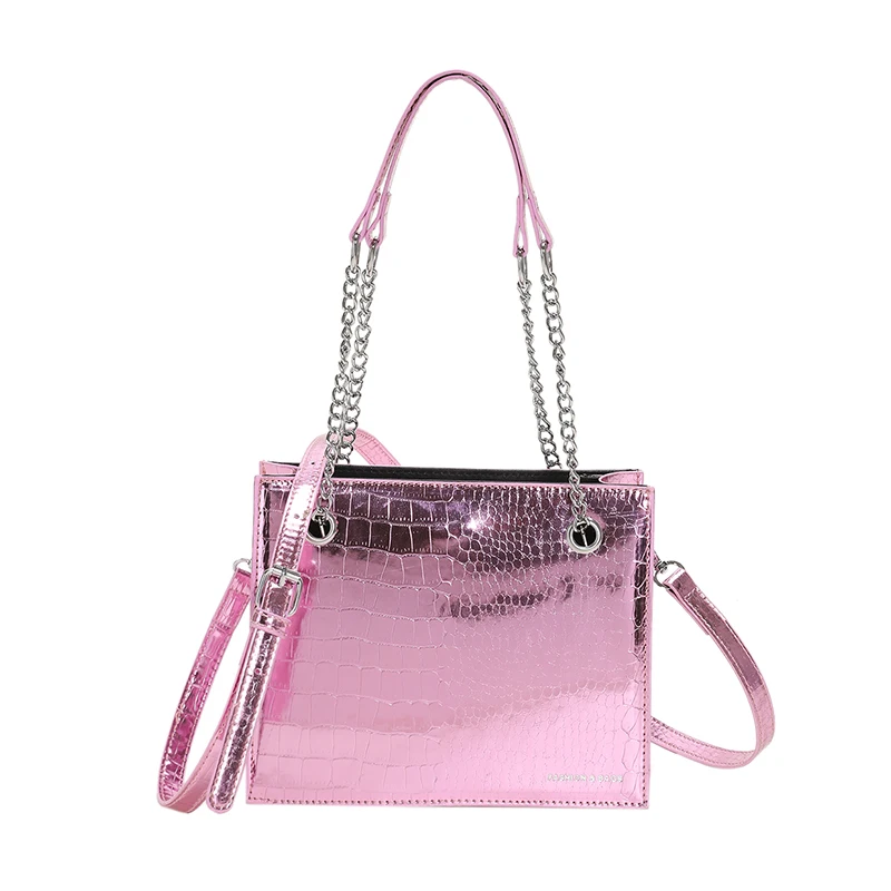 Guangzhou bag wholesale market Crocodile pattern handbags large capacity shopping Tote bag for women aliexpress online shopping