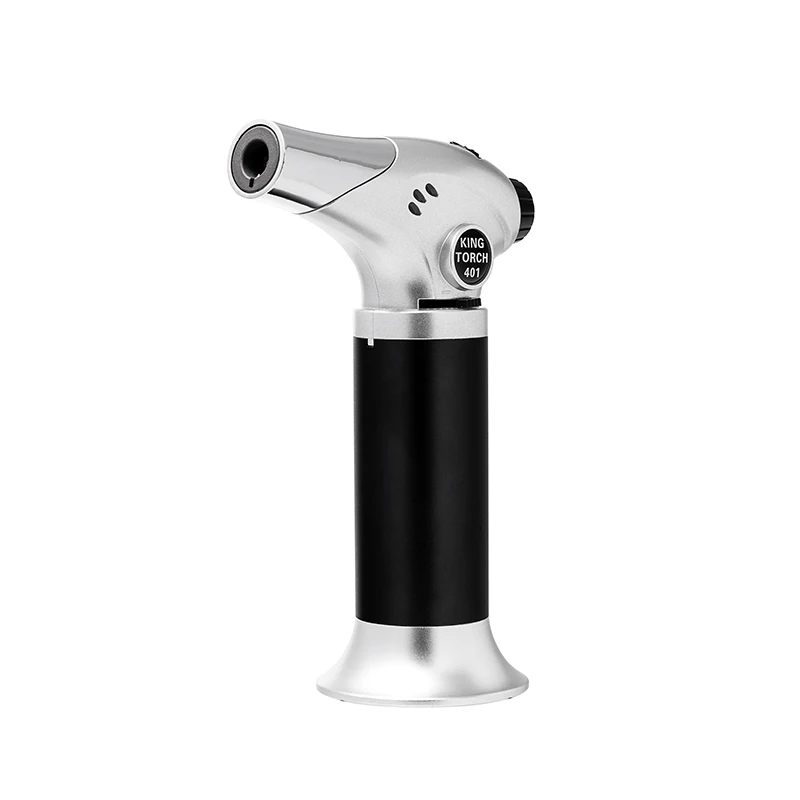 Custom windproof BBQ jet gas blow torch lighter butane gun metal cigar lighter
