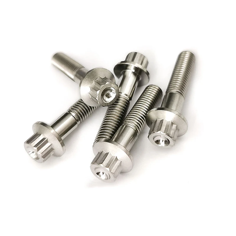 OEM M7 M8 Stainless Steel Hex 12-Point Flange Screws