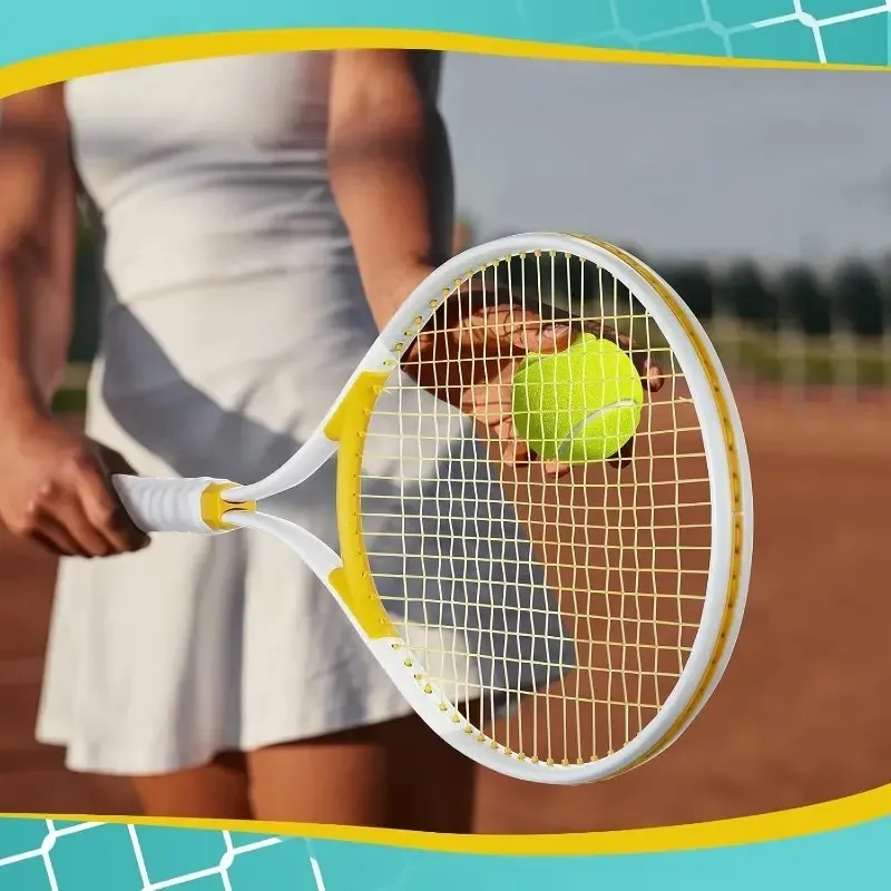 Casual 27 Inch Unisex Universal Tennis Racket Lightweight And Suitable For Training And Entertainment