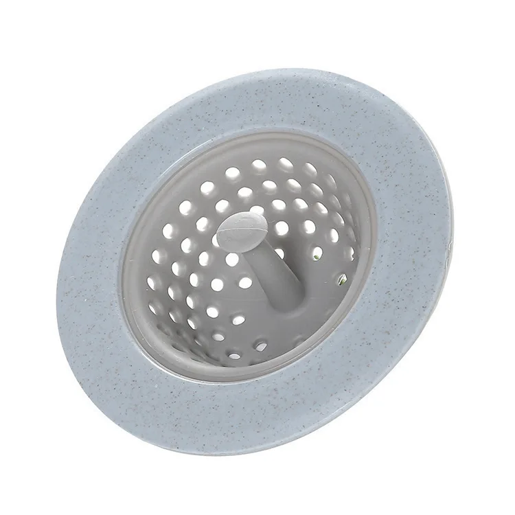 Portable Silicone Strainer Waste Plug Sink Filter Bathroom Shower Drain Sink Drains Cover Sink Sewer Hair Strainer