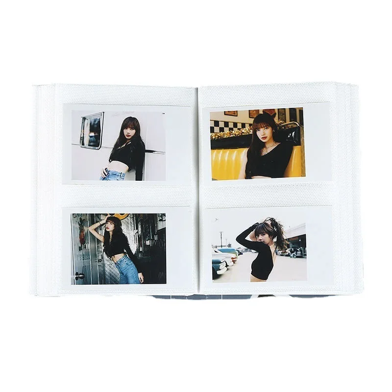 Custom 4x6 прозрачный портативный Korea Kpop держатель для фотокарт 4 кармана небольшой мини мгновенной камеры фотоальбом