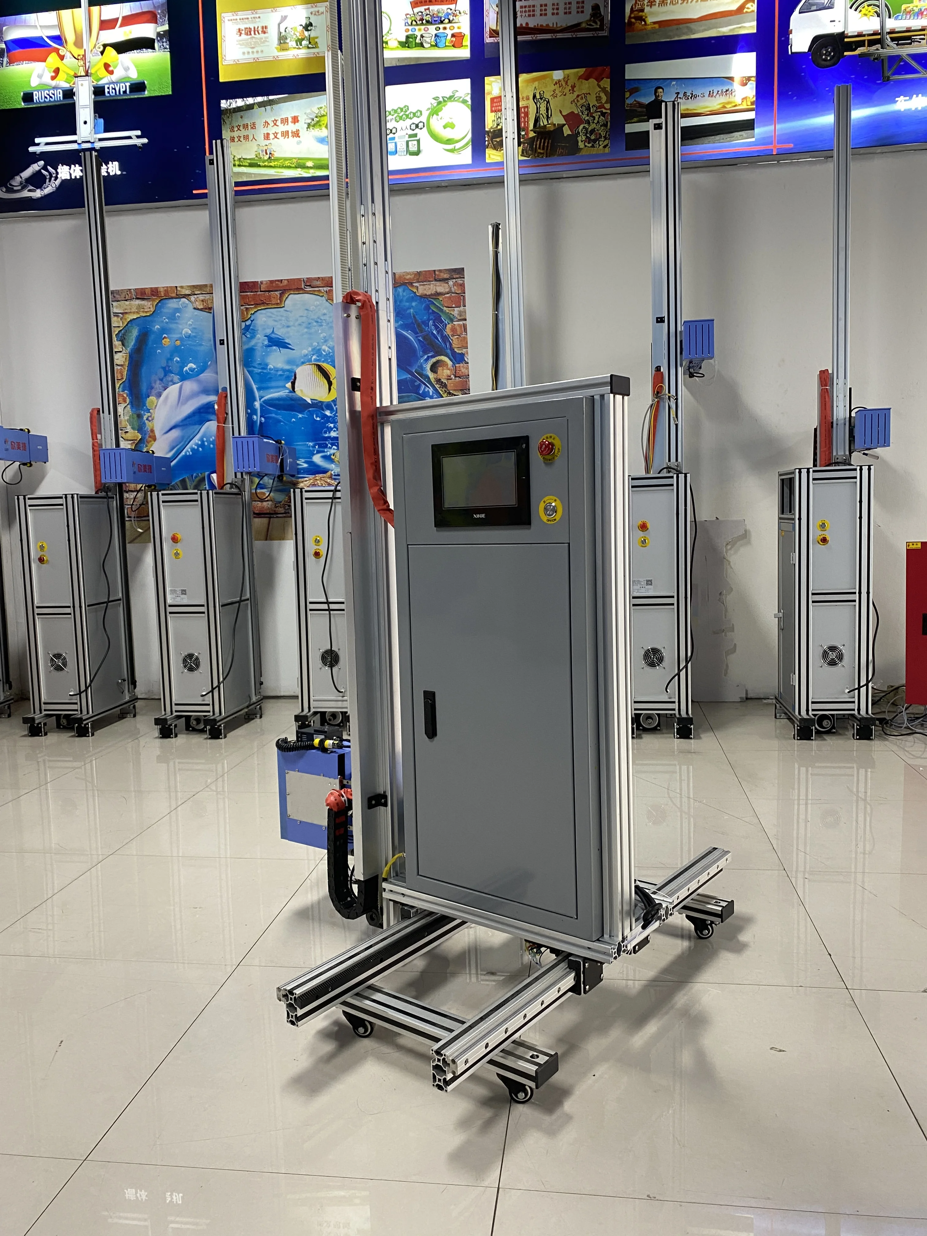 3D Wall Printer Vertical Wheels/Rails UV Ink Home Bar Culture Wall Different Walls Surface