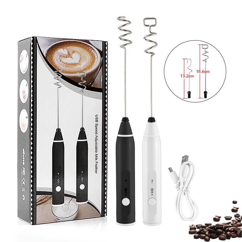 Wholesale HOT seller Hot Sale Electric Automatic milk foam Hand Milk Frother With Stand drink mixer handheld 35.5cm longer