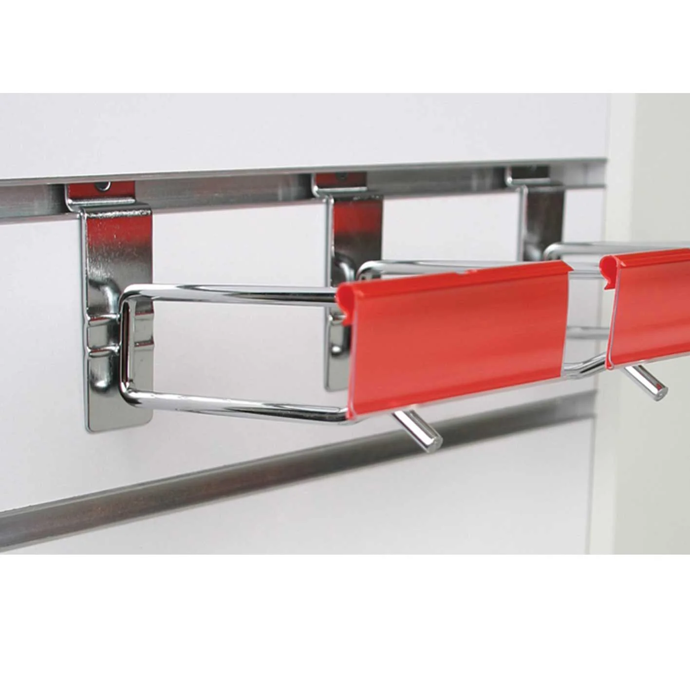 Supermarket  slatwall display hooks pegboard stainless hanging bar hooks