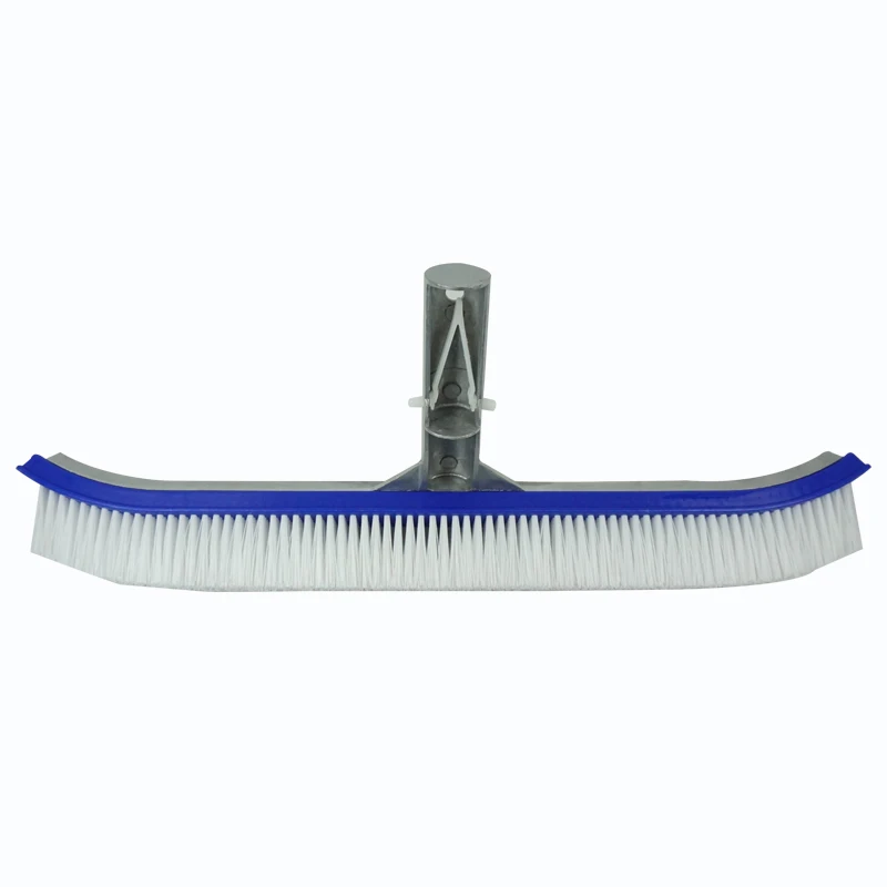 factory price water cleaning pool dispenser swimming pool cleaner accessories 18 inch swimming pool brush with aluminium back
