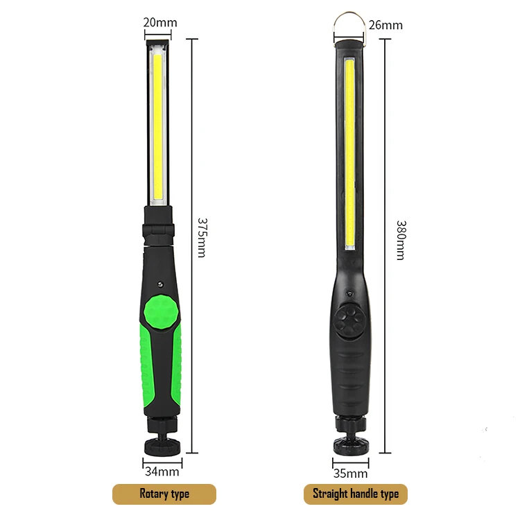 Outdoor portable working flashlight torch USB rechargeable working lights LED work light magnetic cob lam