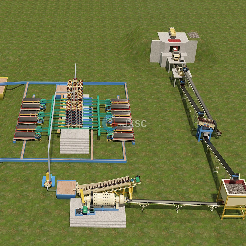 Large Scale coltan ore beneficiation Mining processing plant