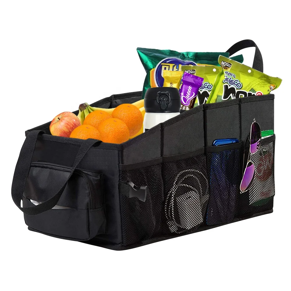 Factory Wholesale 2021 new Tote Car Organizer Front Seat - Tissue Box & Cup Holder - Back Seat Car Organizer