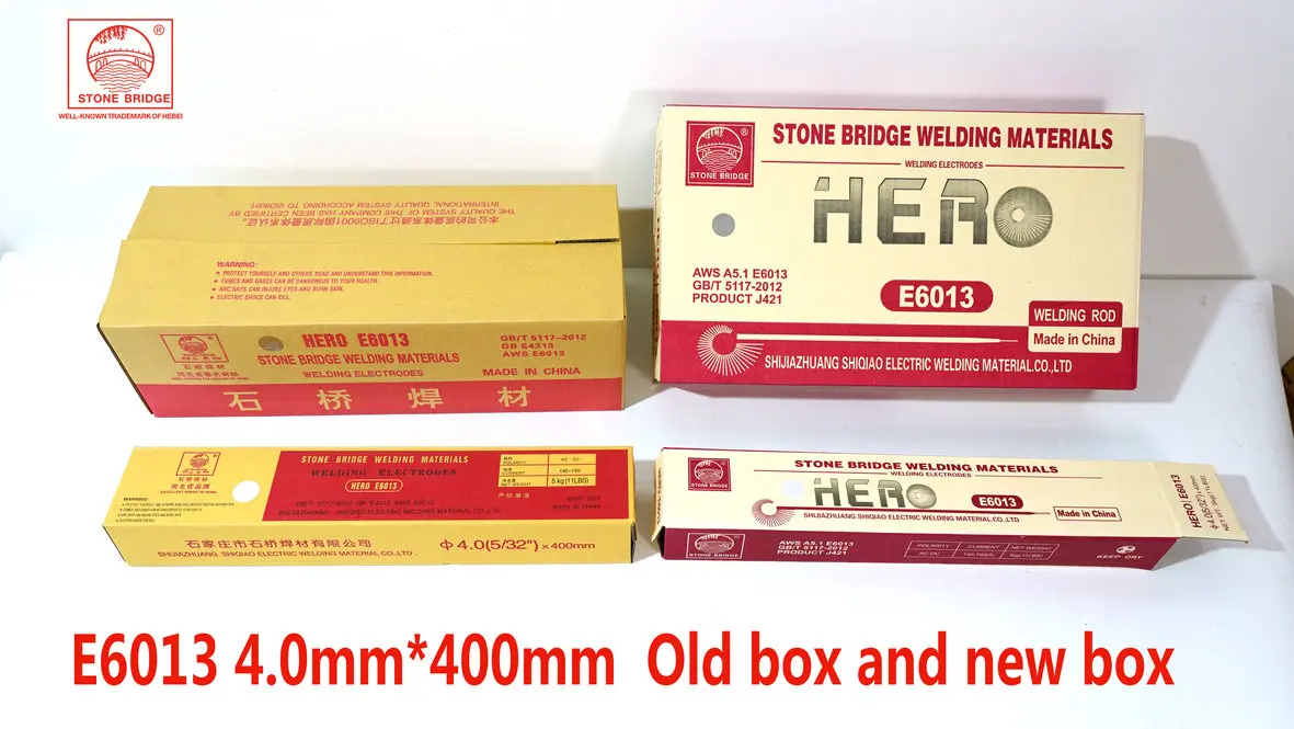 Hot Sale Welding Electrode Aws E6013 Rod Stone Bridge Brand . 2.5 3.2 4.0 5.0mm Shiqiao Electric
