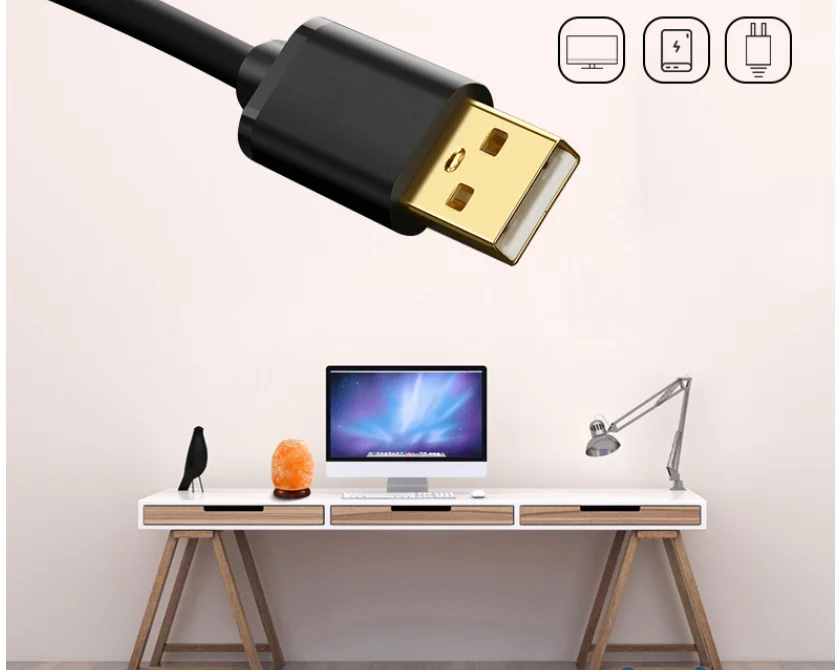 Hot Sale Himalayan Salt Light Himalayan Pink USB Salt Lamp For Salt Rooms