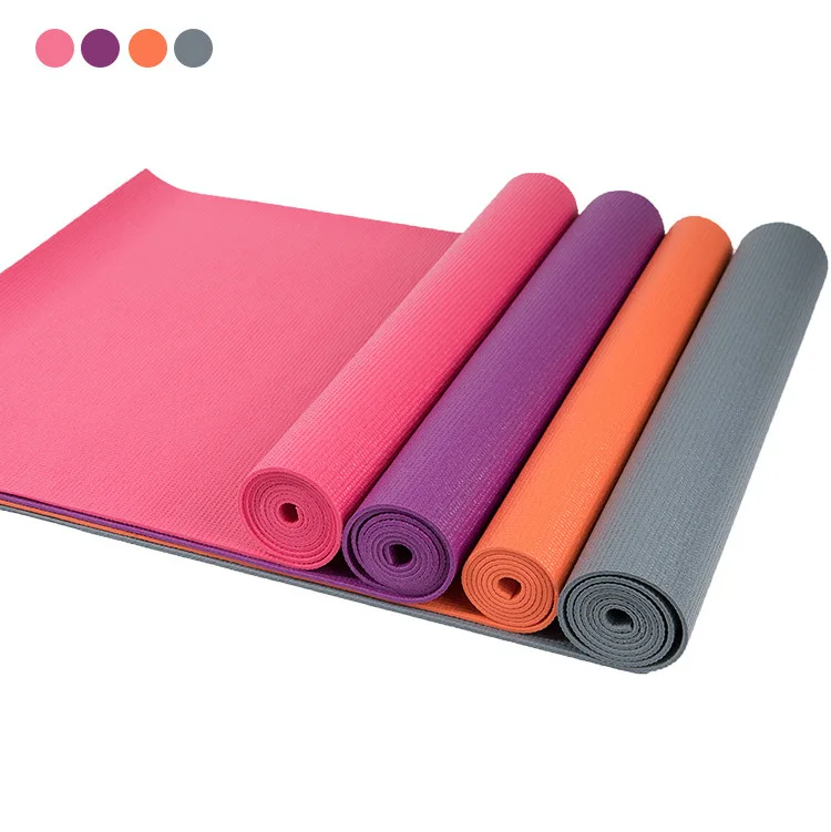 DESUN Solid Color PVC Mat 3-8mm Custom Gym Kids Mat Non-Slip Custom Print PVC Yoga Mat