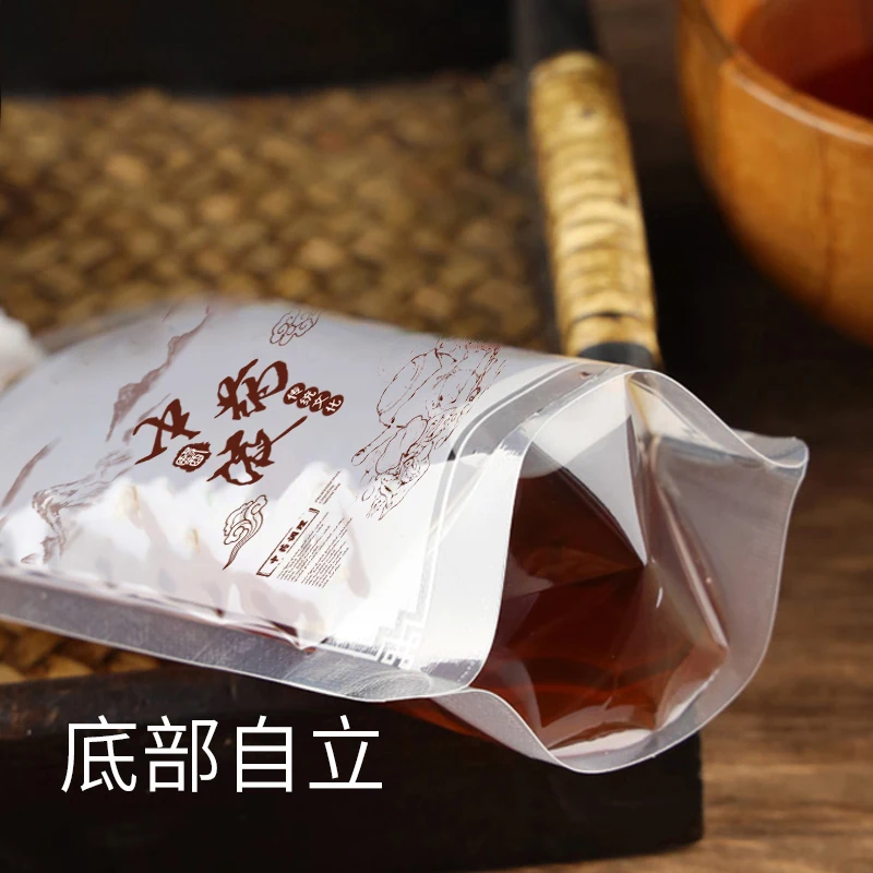 BPA Free Self Stand up Transparent Clear Liquid Juice Drink Packaging Spout Plastic Bag Beverage Pouch