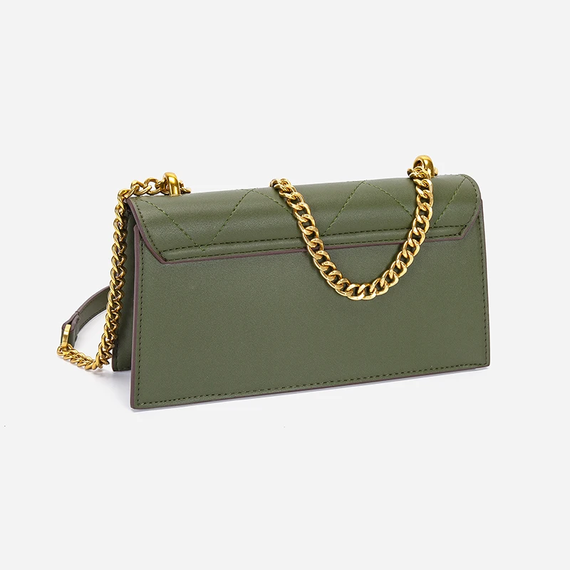 Factory new design luxury sling bag for women pu leather luxury messenger bag custom medium handbags women