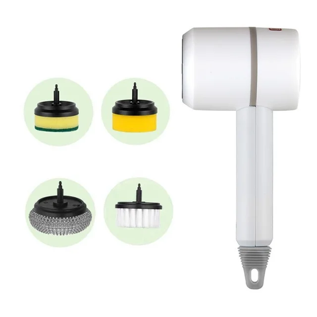 4-in-1 Cordless Electric Cleaning Brush M1s1 Magic Brush Baby Bottle Cleaning Set Dish Washer Brushes