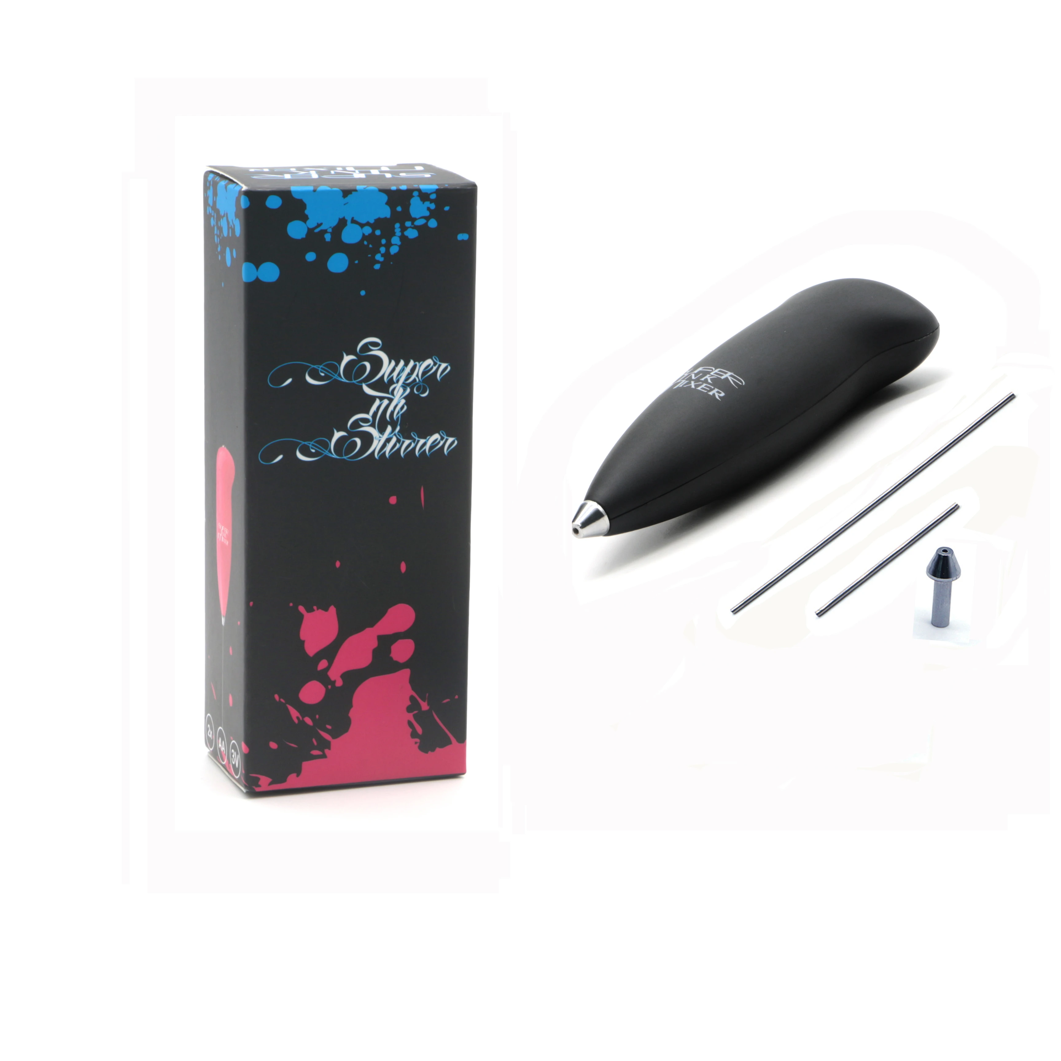 Professional electric permanent makeup ink blender tattoo ink mixer machine with sticks