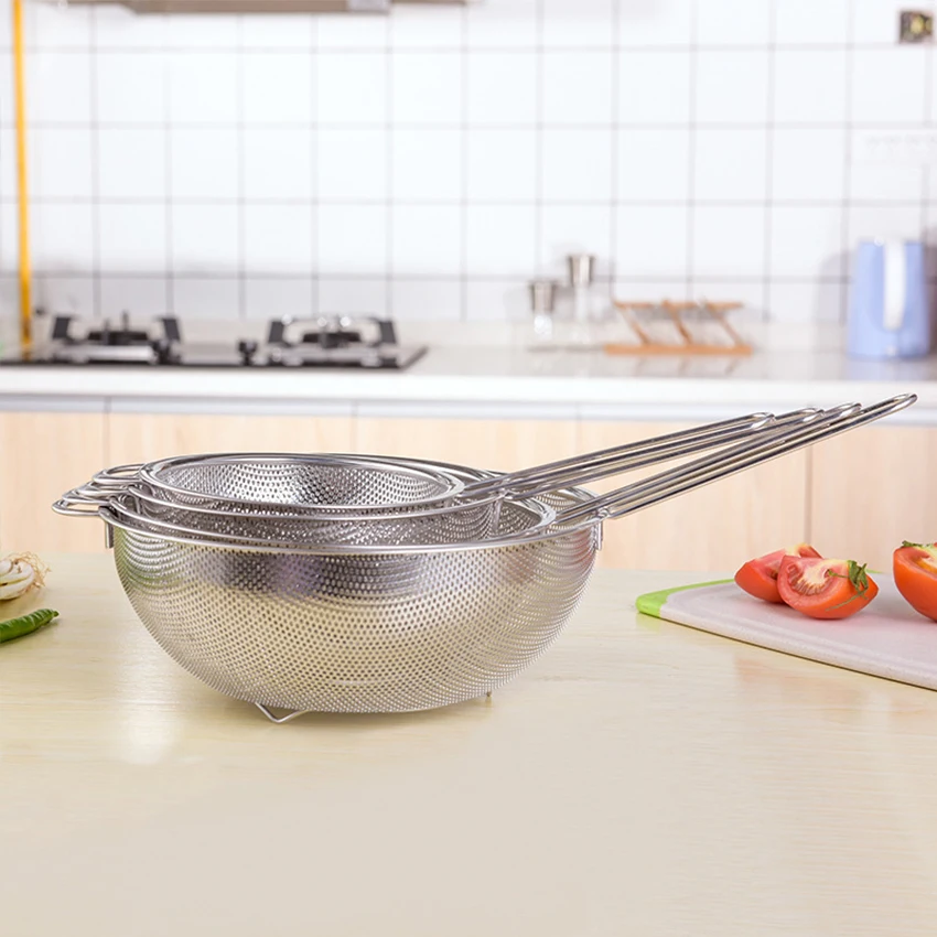 Online Shopping Kitchen Home Gadgets Multifunctional Stainless Steel Sieve Strainer