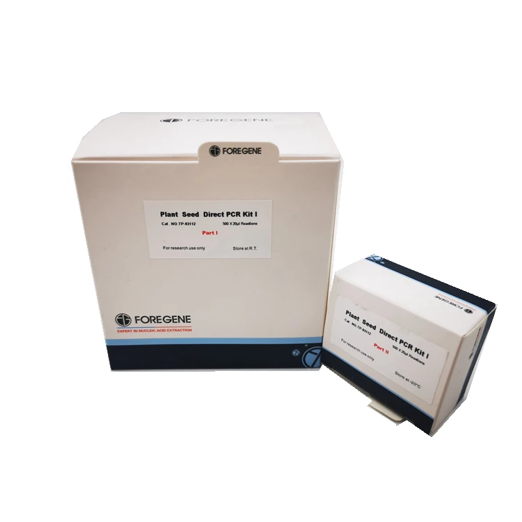 Foregene factory supply Plant Seed Direct PCR extraction Kit I/II for research use large quantity of plant seed quality inspect