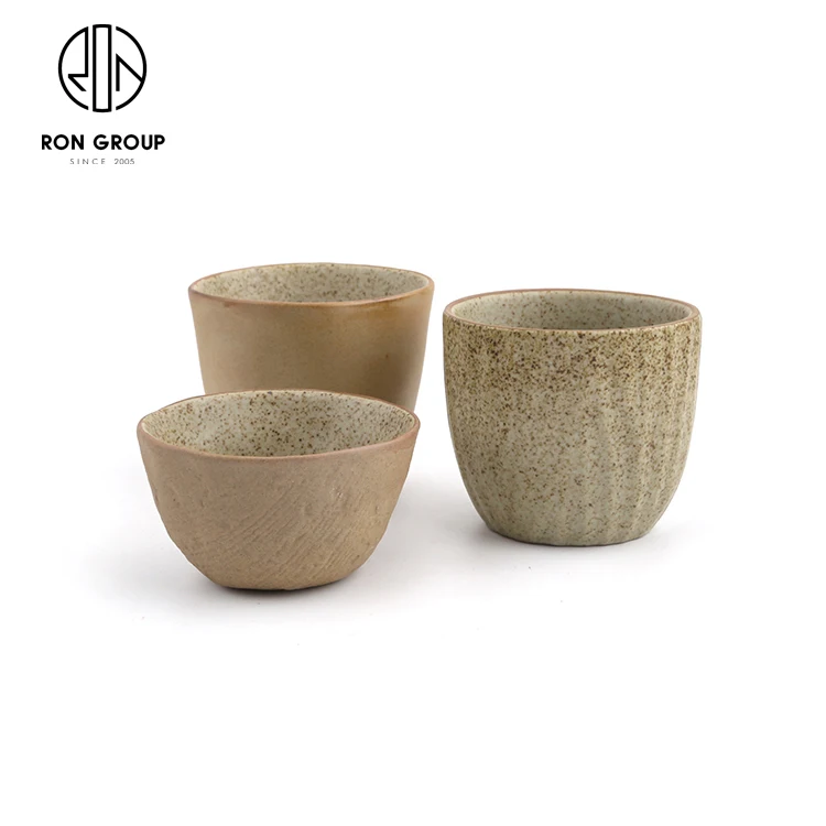 Japanese Style Coffee Mugs Custom Logo Ceramic Mug Coffee Cup Cuisine Drinkware Restaurant Tableware Pottery Cups Wholesale