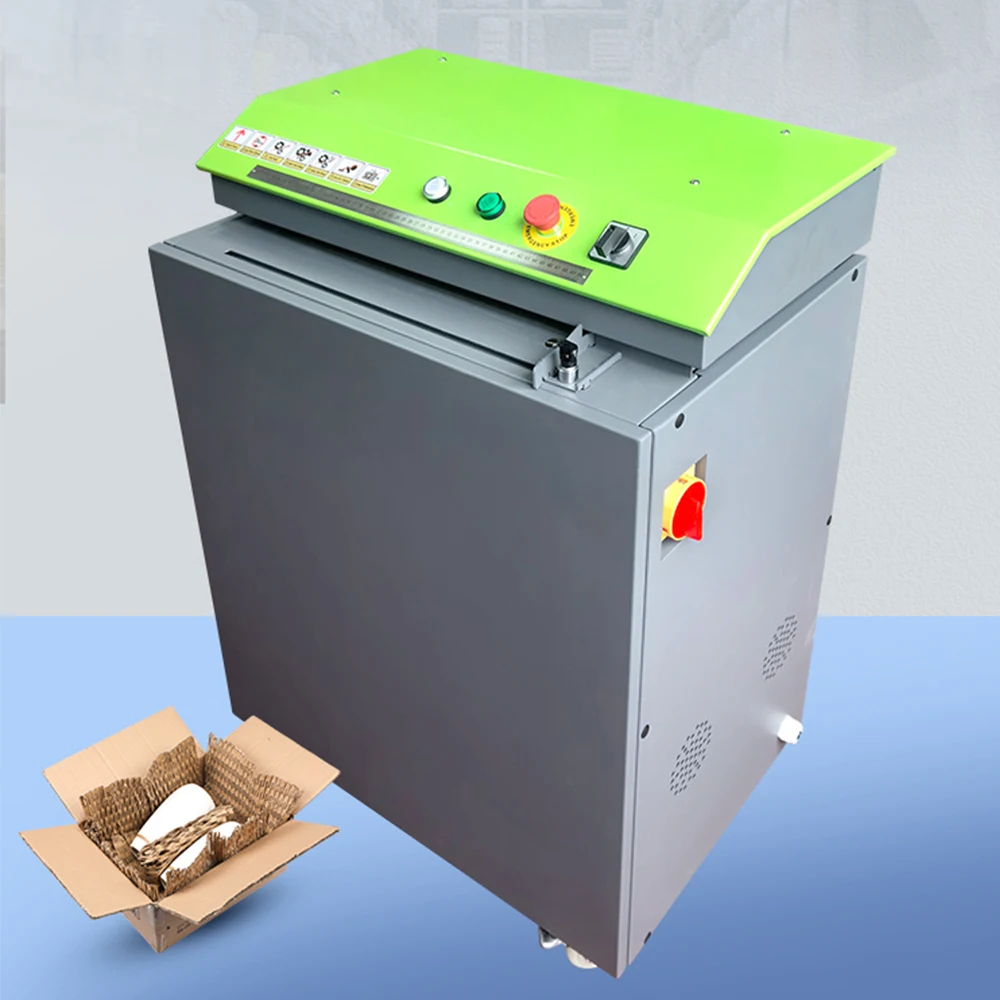 Recyclable Large Capacity Electric Paper Shredder Waste Board Paper and Box Shredding Machine