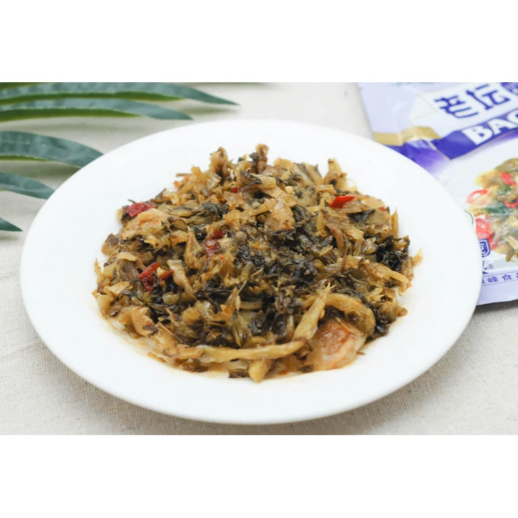 China Food Travel Special Taste Hot Minced Sauerkraut Mustard Pickle
