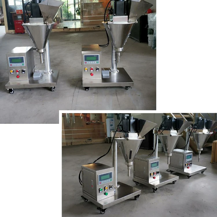 High accuracy small size bottle jar pharmaceutical medicine lab powder dispensing filling machine