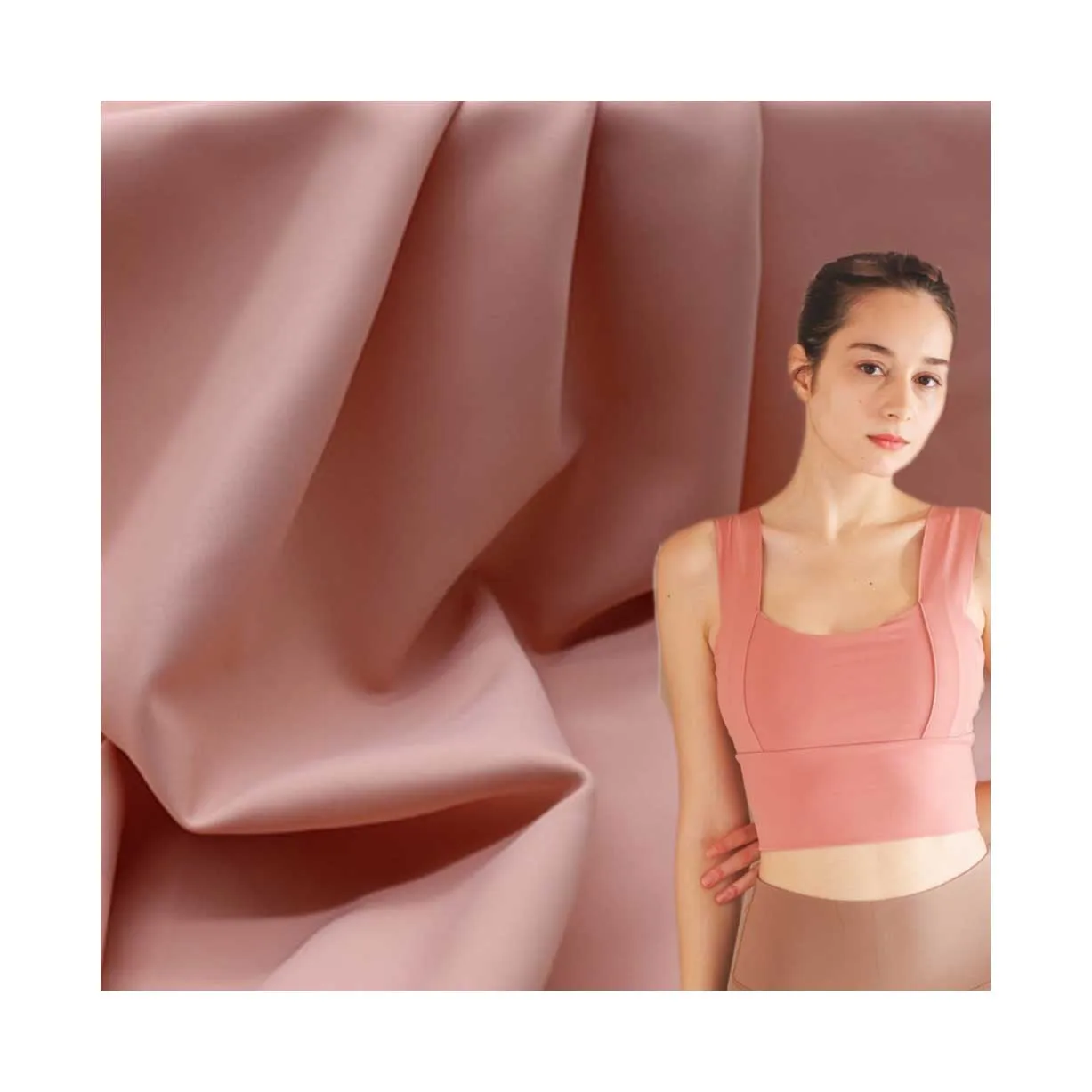 Wholesale Fabrics 4 Way Stretch Warm Soft Polyamide Elastane Blend Plaid Fabric