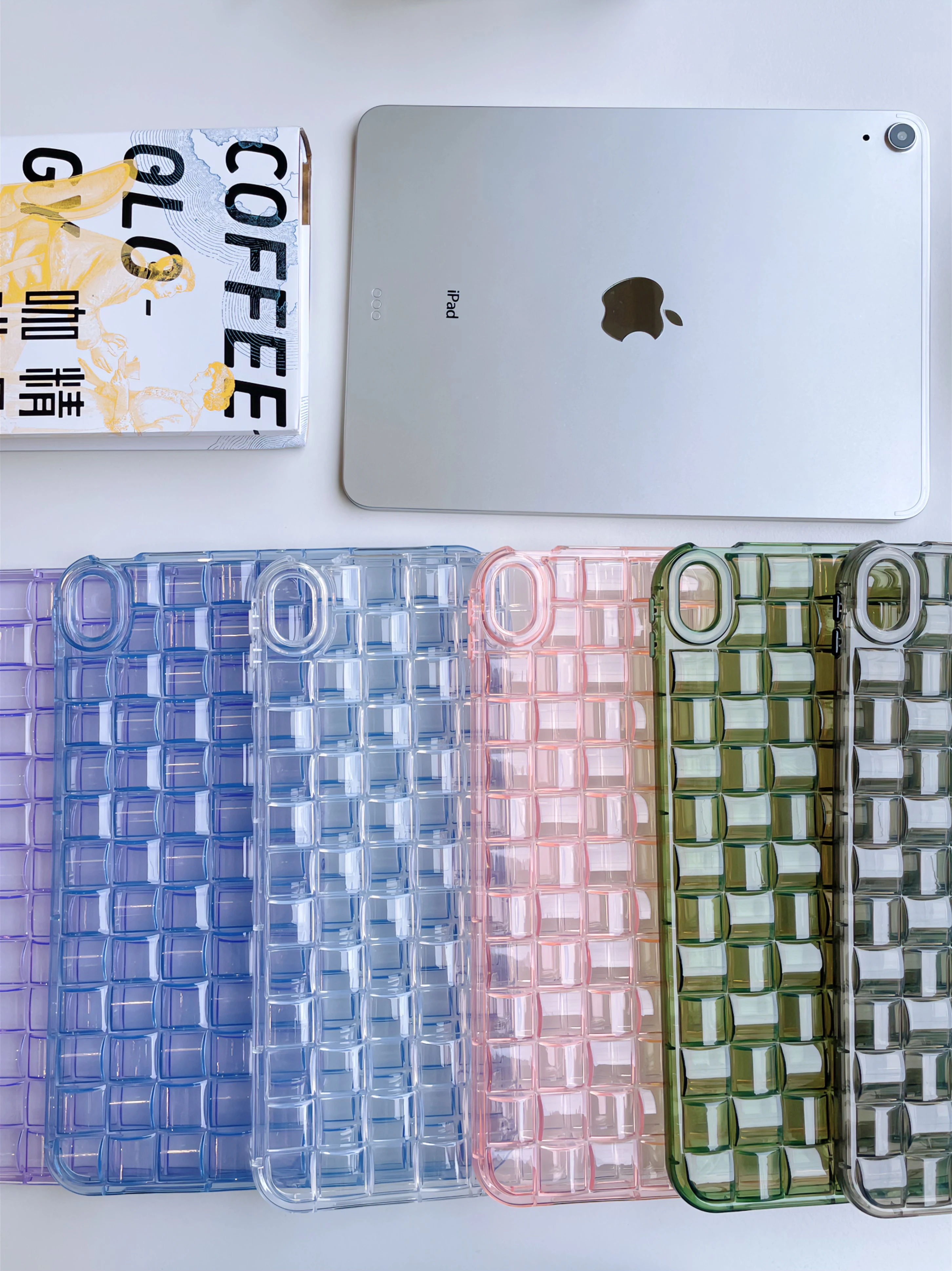 Down Jacket Tablet Case Colour Transparent Tpu Soft Back Gasbag Cover For Ipad Mini 6 8.3 Air 10.2 10.5 Pro 12.9 2021 Ipad 7 8 9