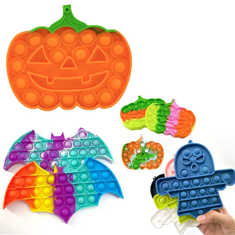 
New Creative Funny Educational Anxiety Relief .e Toy Good Sound Halloween Little devil Pumpkin Fidget Toys For Kids Adult 