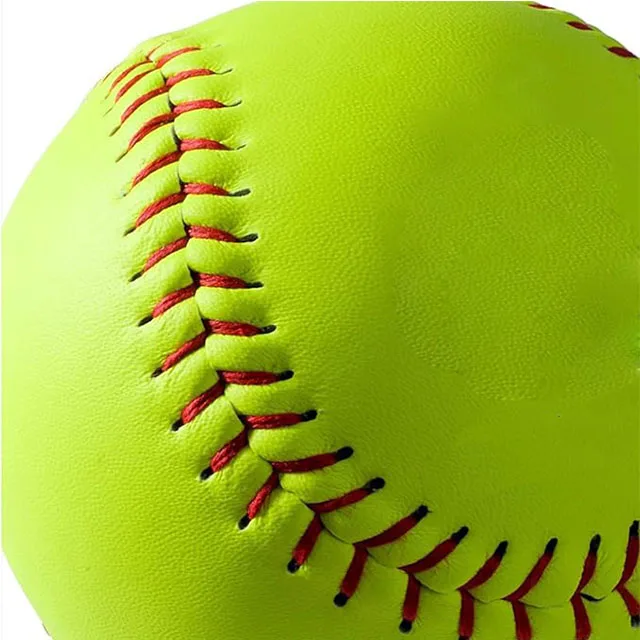 Professional Players 12 inch 11 inch Premium Optic Yellow Softball Practice cork Softball