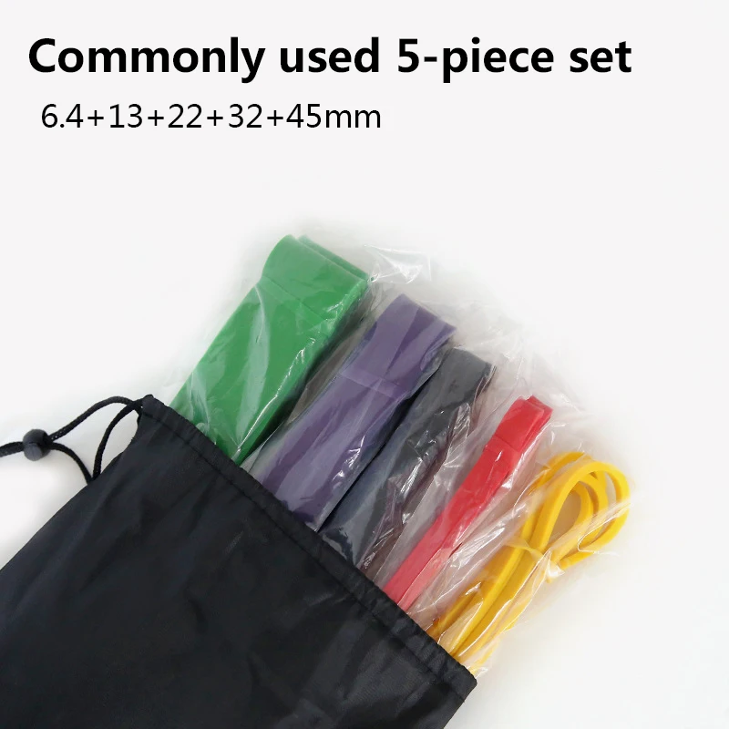 Fitness Strength training Yoga resistance belt high elastic TPE manufacturers direct support customized LOGO