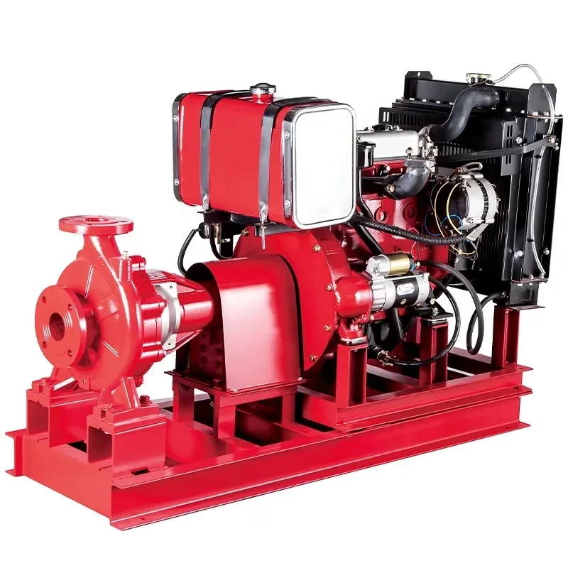 Hybrid Fire Hydrant System Jockey Fire Pump Electric Motor Diesel Fire Water Pump