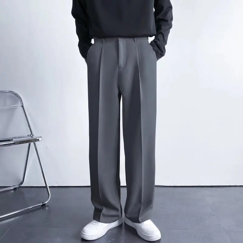 men spring and autumn Korean version khaki work wear trousers for men formal trouser baggy pants