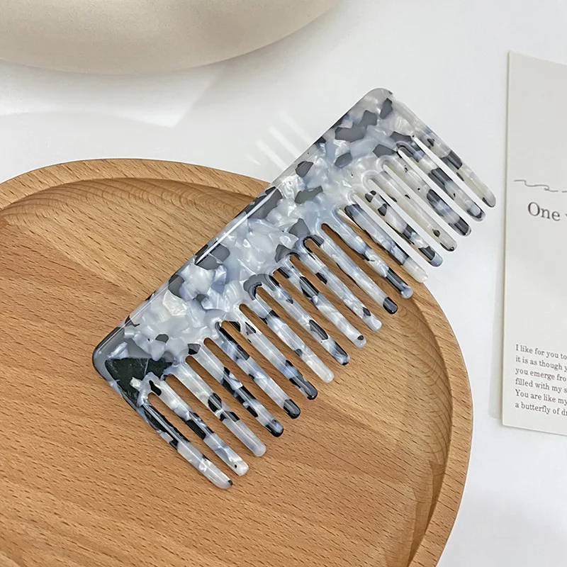 Custom Logo Acetate Straight Hair Combs For Salon Hairdressing For Salon Hair Comb
