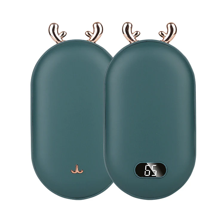 2023 Traveling Mini Pocket USB Rechargeable Fast Heating Heater Portable Electronic Handy Powerbank Winter Hand Warmer