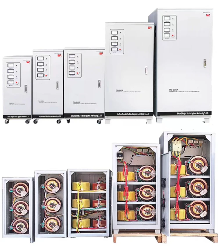 3-Phase Servo Type 380V 400V Automatic Voltage Regulator 10KVA 15KVA 20KVA 25KVA 30KVA AVR 3Phase Voltage Stabilizer