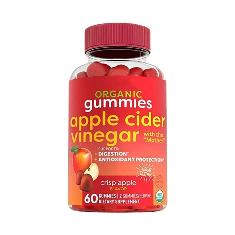 OEM Services Private Label Immune Support Detox Weight Loss Organic Apple Cider Vinegar Gummies With The Mother