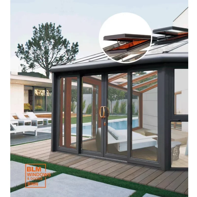 Sky Light Roof Tempered Glass Ventilation Aluminium Skylight Roof Windows