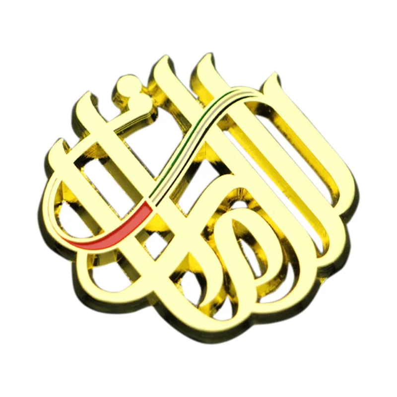 Hand made custom soft enamel the saint lapel pin for sale