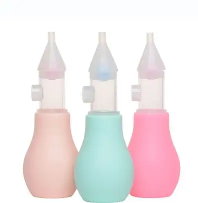 Baby Care Product  Silicone  Nasal Aspirator  Manual Nasal Aspirator Nose Sucker for Newborns Baby